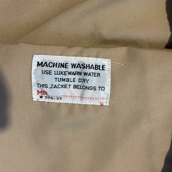Lacoste Izod Vintage 1980’s Harrington Tan Jacket Zip Up - Picture 3 of 7